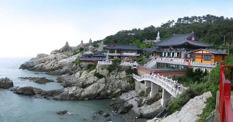 Photographie du temple Haedong Yonggungsa